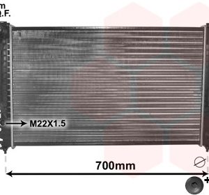 Radiator racire motor VAN WEZEL 03002124 – VW | AutoRival