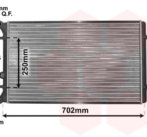 Radiator racire motor VAN WEZEL 03002155 – VW | AutoRival