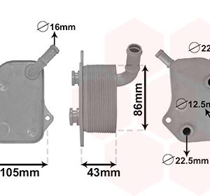 Radiator ulei motor VAN WEZEL 03003414 – VW | AutoRival