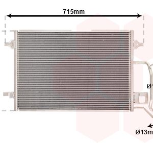 Condensator climatizare VAN WEZEL 03005173 – VW | AutoRival