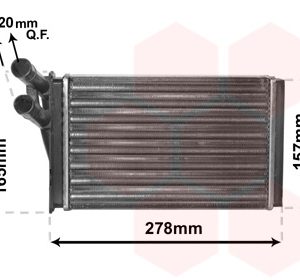 Schimbator de caldura incalzire habitaclu VAN WEZEL 03006097 – VW | AutoRival