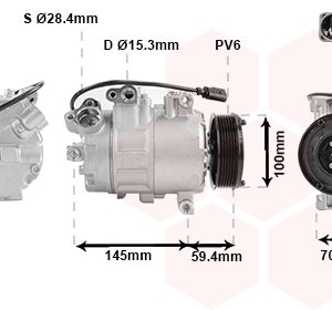 Compresor climatizare VAN WEZEL 0300K342 – VW | AutoRival