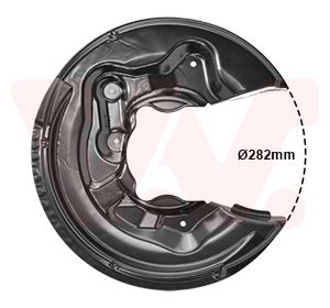 Protectie stropire disc frana VAN WEZEL 0334373 – VW | AutoRival