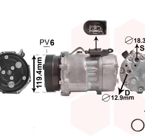 Compresor climatizare VAN WEZEL 1800K321 – VW | AutoRival