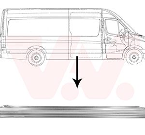 Placa de prag VAN WEZEL 2973110 – VW | AutoRival