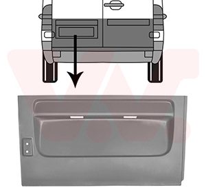 Portiera spate VAN WEZEL 3075149 – VW | AutoRival