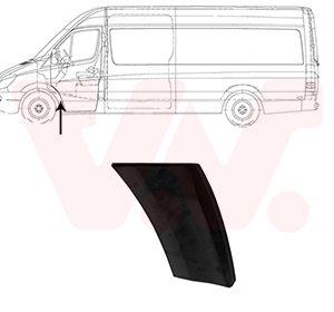 Elemente decorative / protectie aripa VAN WEZEL 3077421 – VW | AutoRival