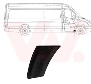 Elemente decorative / protectie aripa VAN WEZEL 3077422 – VW | AutoRival