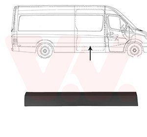 Elemente decorative / protectie panou lateral VAN WEZEL 3077426 – VW | AutoRival