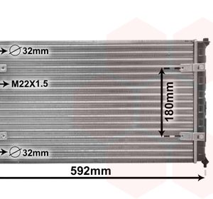 Radiator racire motor VAN WEZEL 49002023 – VW | AutoRival