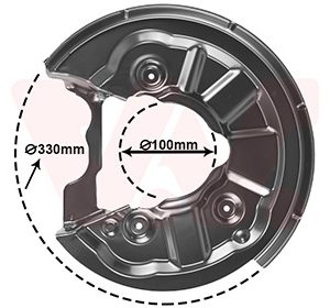 Protectie stropire disc frana VAN WEZEL 4946373 – VW | AutoRival