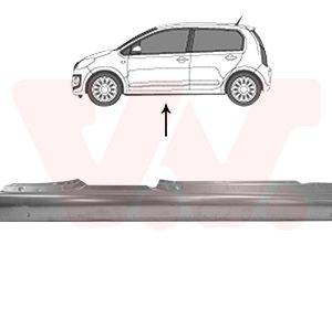 Placa de prag VAN WEZEL 5701103 – VW | AutoRival
