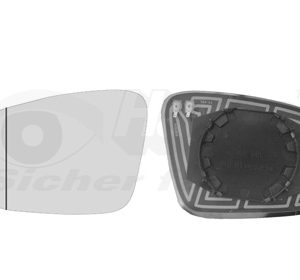 Sticla oglinda oglinda retrovizoare exterioara VAN WEZEL 5701837 – VW | AutoRival