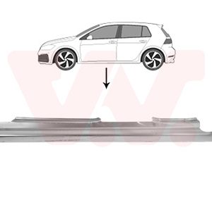 Placa de prag VAN WEZEL 5766103 – VW | AutoRival