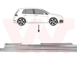 Placa de prag VAN WEZEL 5766104 – VW | AutoRival