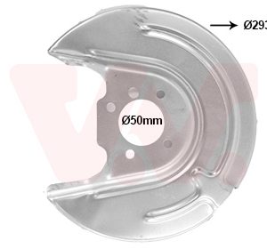 Protectie stropire disc frana VAN WEZEL 5766374 – VW | AutoRival