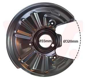 Protectie stropire disc frana VAN WEZEL 5768373 – VW | AutoRival
