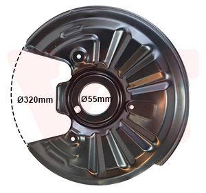 Protectie stropire disc frana VAN WEZEL 5768374 – VW | AutoRival