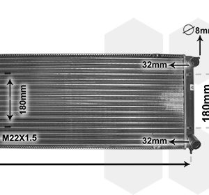Radiator racire motor VAN WEZEL 58002041 – VW | AutoRival