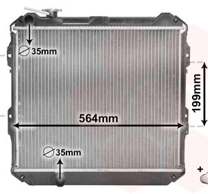 Radiator racire motor VAN WEZEL 58002088 – VW | AutoRival