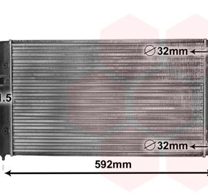 Radiator racire motor VAN WEZEL 58002099 – VW | AutoRival