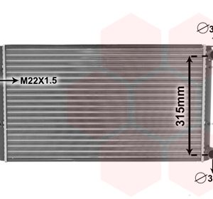 Radiator racire motor VAN WEZEL 58002105 – VW | AutoRival