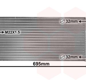 Radiator racire motor VAN WEZEL 58002109 – VW | AutoRival