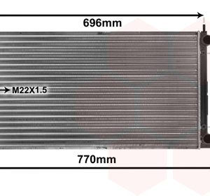 Radiator racire motor VAN WEZEL 58002134 – VW | AutoRival