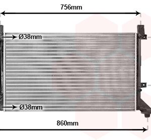 Radiator racire motor VAN WEZEL 58002155 – VW | AutoRival
