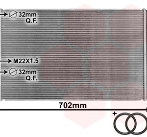 Radiator racire motor VAN WEZEL 58002193 – VW | AutoRival