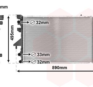 Radiator racire motor VAN WEZEL 58002230 – VW | AutoRival
