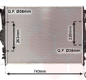 Radiator racire motor VAN WEZEL 58002316 – VW | AutoRival