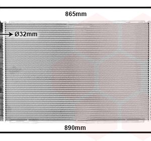 Radiator racire motor VAN WEZEL 58002317 – VW | AutoRival