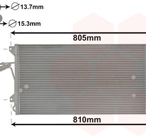Condensator climatizare VAN WEZEL 58005244 – VW | AutoRival