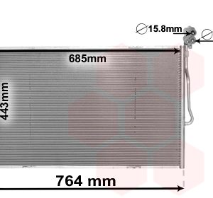 Condensator climatizare VAN WEZEL 58005334 – VW | AutoRival