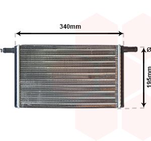 Schimbator de caldura incalzire habitaclu VAN WEZEL 58006068 – VW | AutoRival