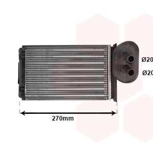 Schimbator de caldura incalzire habitaclu VAN WEZEL 58006296 – VW | AutoRival