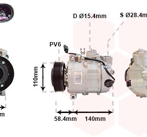 Compresor climatizare VAN WEZEL 5800K265 – VW | AutoRival