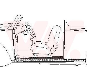 Placa de prag VAN WEZEL 5801.06 – VW | AutoRival