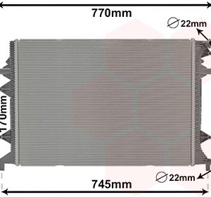 Radiator racire motor VAN WEZEL 58012705 – VW | AutoRival