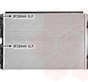 Radiator racire motor VAN WEZEL 58012727 – VW | AutoRival