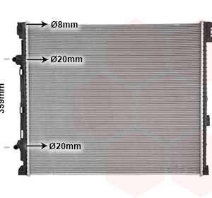 Radiator racire motor VAN WEZEL 58012731 – VW | AutoRival
