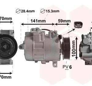 Compresor climatizare VAN WEZEL 5801K701 – VW | AutoRival