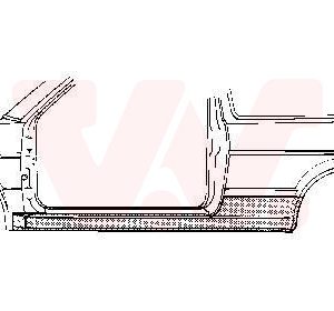 Placa de prag VAN WEZEL 5812102 – VW | AutoRival
