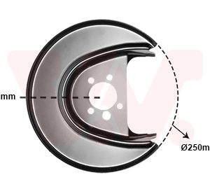 Protectie stropire disc frana VAN WEZEL 5814374 – VW | AutoRival