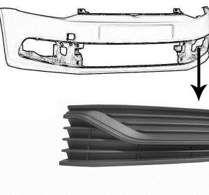 Grila ventilatie bara protectie VAN WEZEL 5814595 – VW | AutoRival
