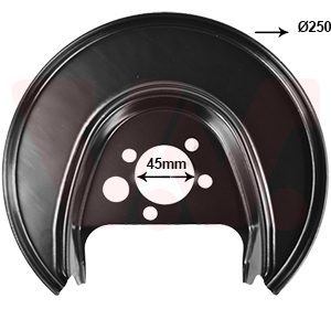 Protectie stropire disc frana VAN WEZEL 5817374 – VW | AutoRival