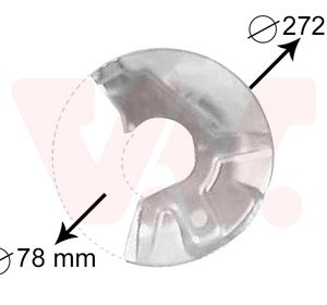 Protectie stropire disc frana VAN WEZEL 5823372 – VW | AutoRival