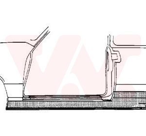 Placa de prag VAN WEZEL 5824101 – VW | AutoRival