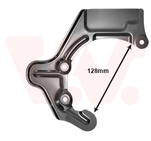 Protectie stropire disc frana VAN WEZEL 5824372 – VW | AutoRival